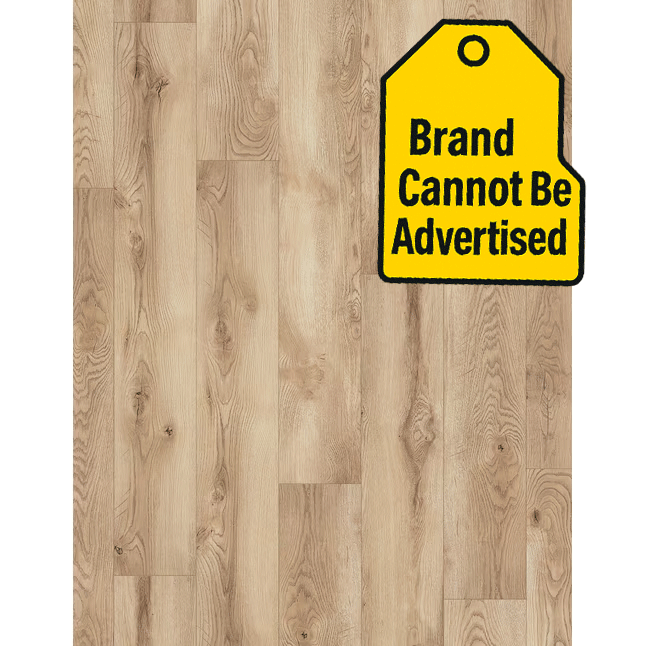 $0.99/sqft - Pemberton Oak 8mm 8-in W x 50-in L Water Resistant Laminate Flooring