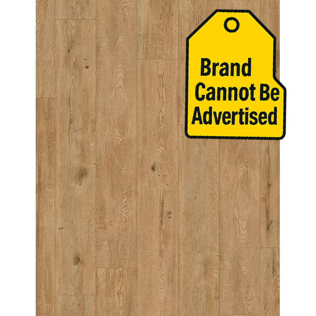 $0.99/sqft - Natural Oak 8mm 8-in W x 50-in L Water Resistant Laminate Flooring