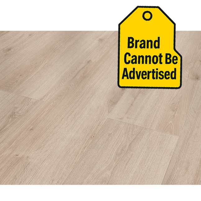 $0.99/sqft - Pale Oak 8mm 8-in W x 50-in L Water Resistant Laminate Flooring