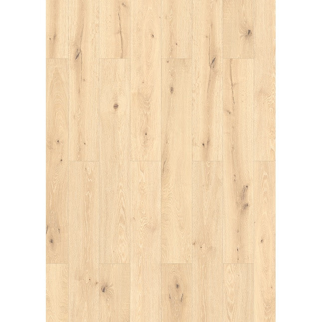 $1.99/sqft - Waterproof Light Oak 12mm 8in W x 50in L Plank Laminate Flooring