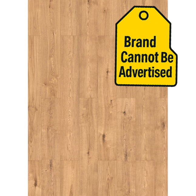 $1.99/sqft - Waterproof Oak 12mm 8in W x 50in L Plank Laminate Flooring