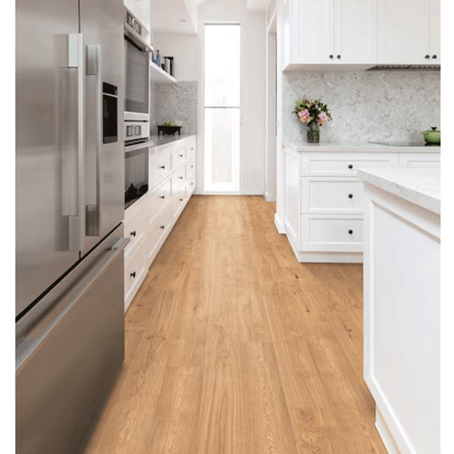 $1.99/sqft - Waterproof Oak 12mm 8in W x 50in L Plank Laminate Flooring