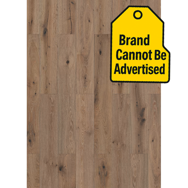 $1.99/sqft - Waterproof Bronze Oak 12mm 8in W x 50in L Plank Laminate Flooring