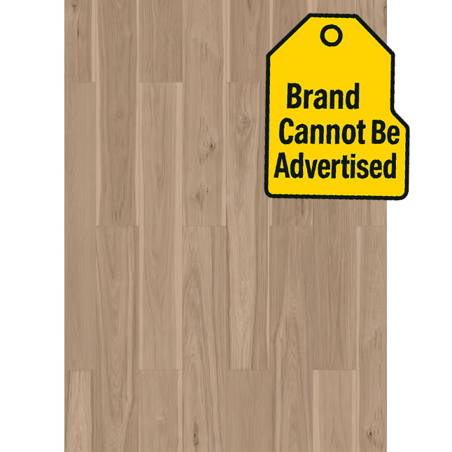 $1.99/sqft - Waterproof Washed Hickory 12mm 8in W x 50in L Plank Laminate Flooring