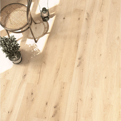 $1.99/sqft - Waterproof Light Oak  12mm 8in W x 50in L Plank Laminate Flooring