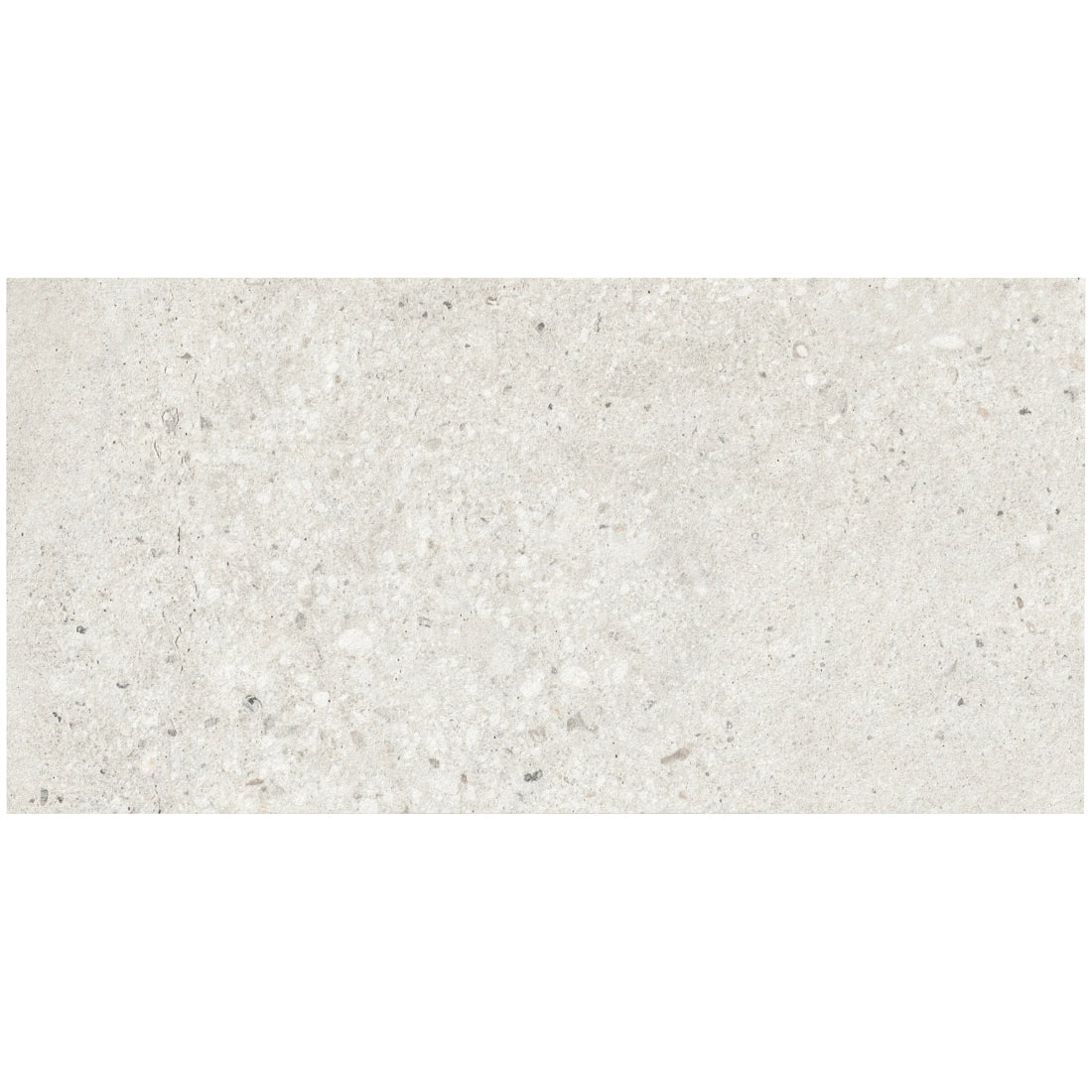$0.99/sqft - Chamonix White Porcelain Stone Look Tile 12″ × 24″ Matte - Case