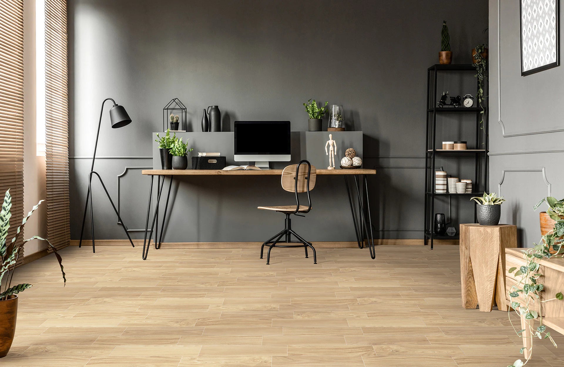 $0.89/sqft - Maui Honey Porcelain Wood Look Tile 8