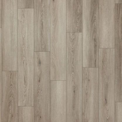 Wood-grain vinyl flooring swatch
